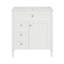 Meuble-lavabo de 30 po avec lavabo supérieur, meuble-lavabo moderne avec 2 tiroirs et tiroir escamotable, meuble-lavabo simple-1629233899