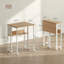 Bureau pliable avec tablette de sac de rangement et roulettes pour un assemblage sans tracas-153747280