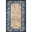 Rectangle Hand Knotted Pile Antique Ivory Beige Cream White 1920s Wool Rug