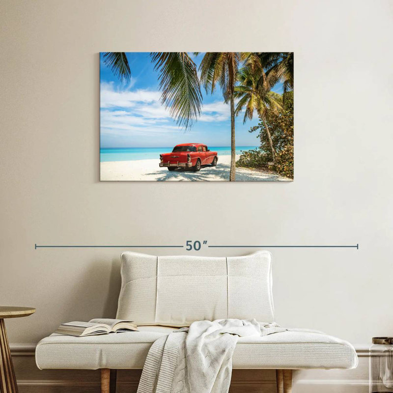 Voiture rétro Mehar Varadero Beach, H 24 po x l 36 po