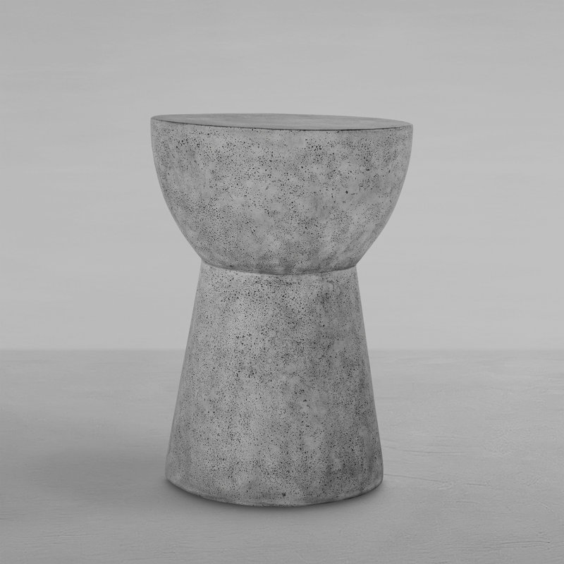 Ibis End Table - Aged Stone Gray, Gray