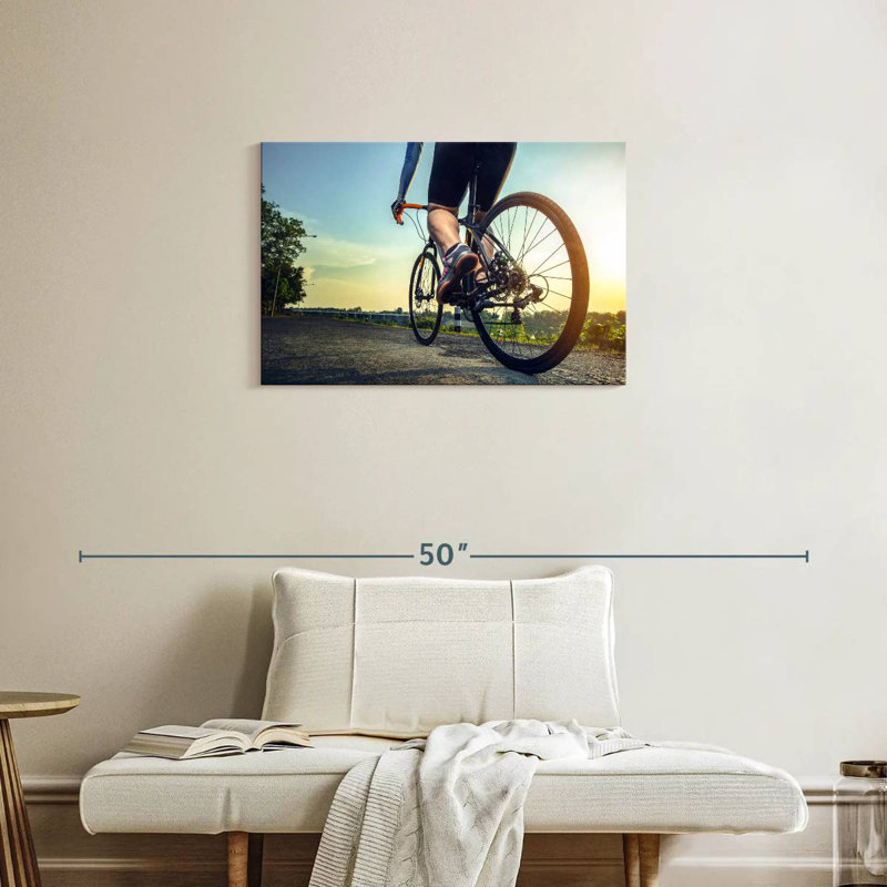 Senne, après-midi à vélo, H 20 po x l 30 po