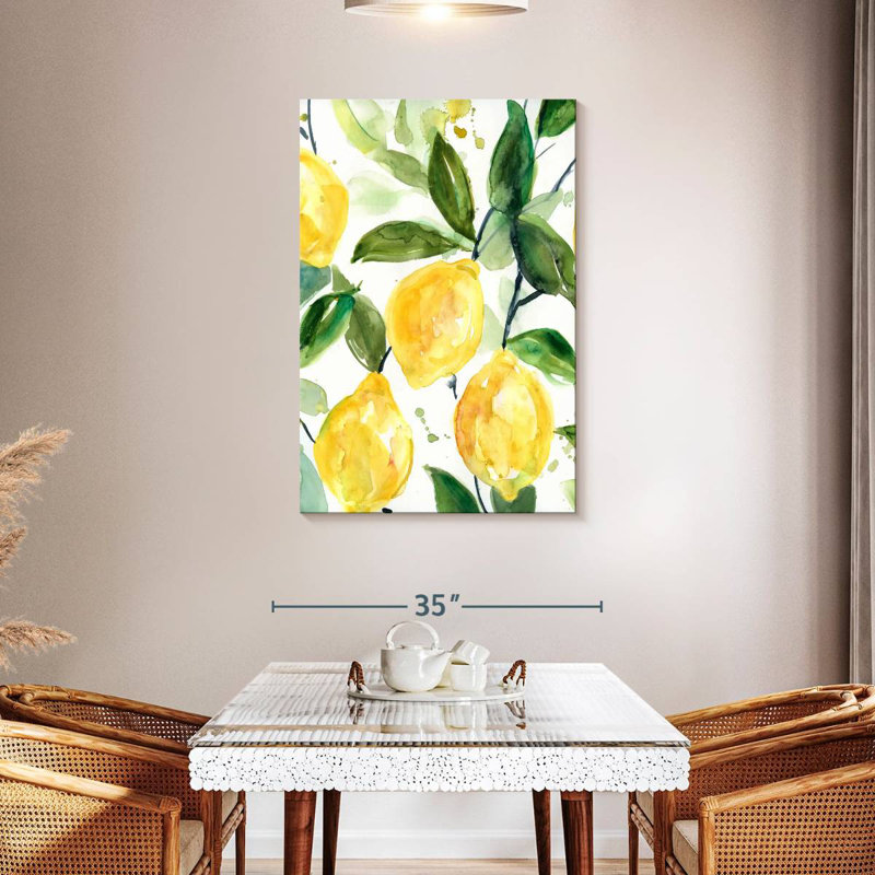 Yarlin Lemony Branch II, 45" H x 30" W
