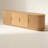 Wooden TV Stand with Sliding Tambour Door for TVs up to 75", Fluted Media Console with Adjustable Storage-366433090