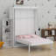 Lit escamotable avec armoire murale cachée-1752236568