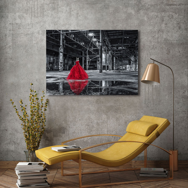3AP6134 Unconventional Womenscape #8, The Factory by Julian Lauren - Wrapped Canvas Art Prints, 70cm H x 100cm W