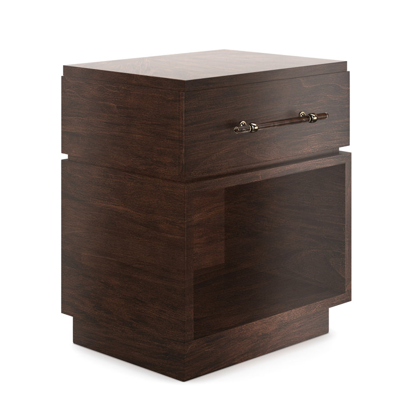 Mattone 1 - Drawer Nightstand, Brown