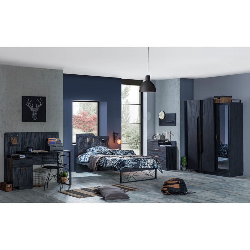 7 -Piece Upholstered Kid Bedroom Set