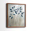 Indigo Foliage I-Premium, reproduction encadrée - prête à être accrochée - aucun clou requis - aucun clou requis-108037334-108037340
