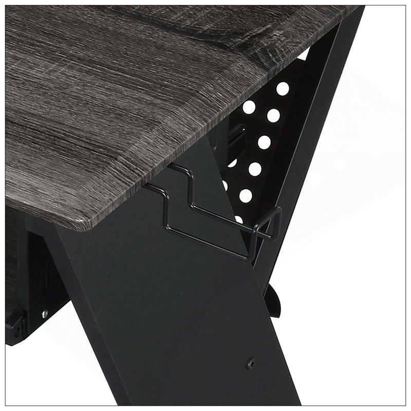 Versatile Music Desk For Creative Professionals, Enhancing Work Efficiency, Black