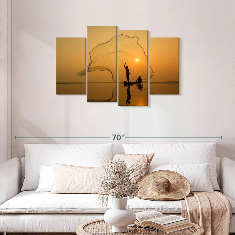 Senne Thai Fishermen, 27" H x 43" W