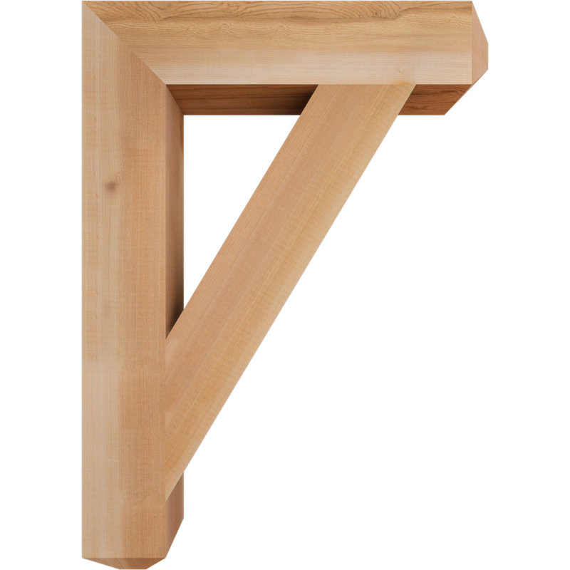 Support pour artisan traditionnel, H 28 po x l 3,5 po x P 20 po, Cèdre rouge de l'Ouest (lisse)