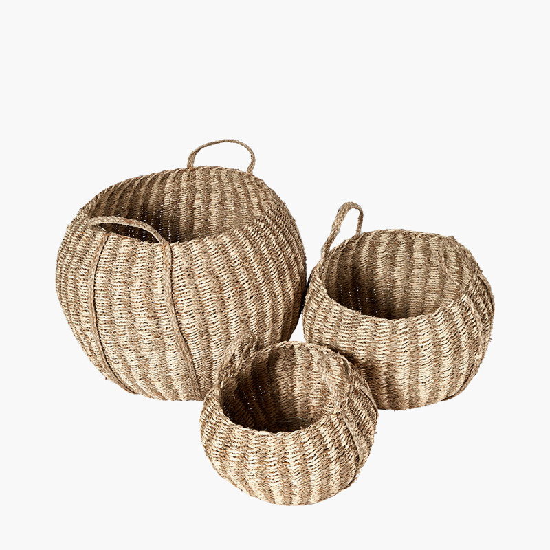 Bay Isle Home Seagrass Decorative Basket
