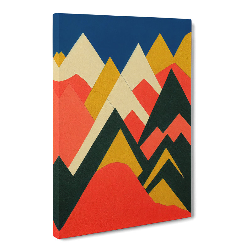 Mountain Abstract Vol.1 - Wrapped Canvas, 60cm H x 40cm W x 3cm D