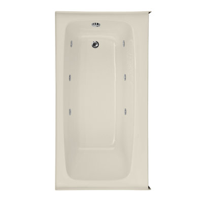 Builder 66" x 32" Alcove Whirlpool Bathtub