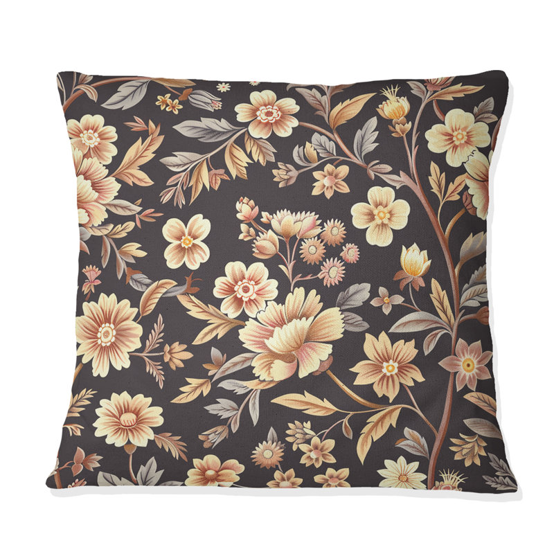 Coussin Brown, H 18 po x l 18 po