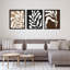 Retro Matisse Inspired Abstract Botanical - 3 Pieces by Erminia-72745648-72745649