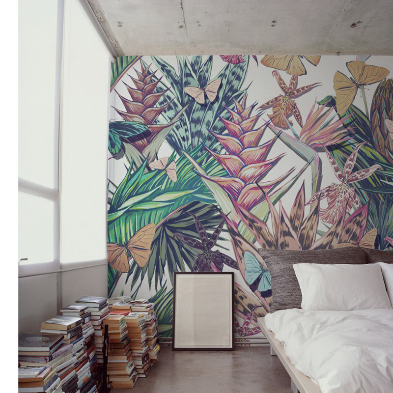 Damario 2.5m x 2.5m Matte Peel & Stick Mural, 312 x 219cm