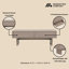 Table basse en moka
