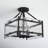 Dotan 4 - Light 14" Lantern Square Semi Flush Mount