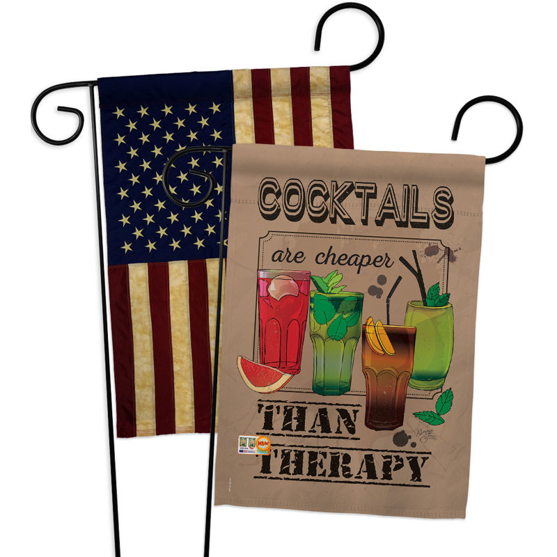 Double Sided 18.5'' H x 13'' W Polyester Garden Flag