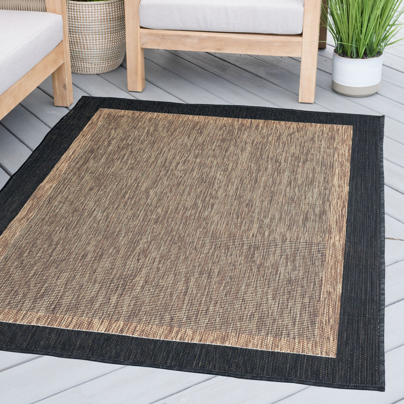 Dellroy Machine Woven Indoor / Outdoor Rug, Runner 2'3" x 7'3"
