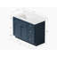 Meuble-lavabo simple avec plateau en quartz Disar-122120500-122120497