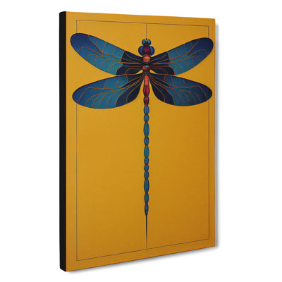Striking Dragonfly - Wrapped Canvas Print