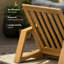 Ensemble de chaises longues d'extérieur 2 pièces Ertil Ailes - Tissu noir