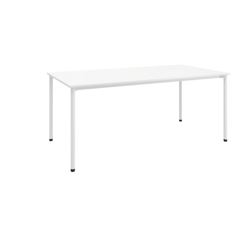Bureau Spright, Blanc et blanc, H 29 po x l 72 po x P 36 po