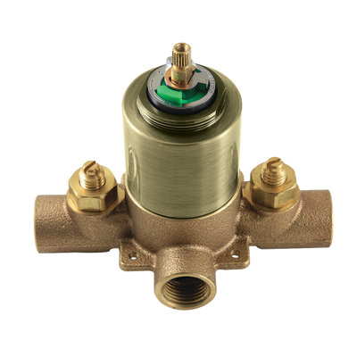 Kingston Brass Plumbing Parts Pressure Balanced Tub and Shower Valve, with Stops