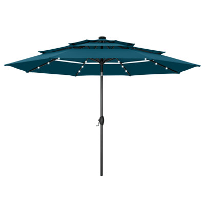 120'' Lighted Umbrella With Crank