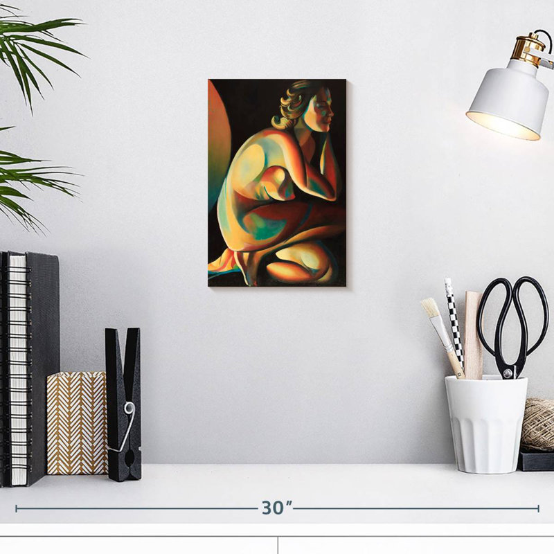 Leisha Roundism X, 12" H x 8" W