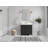 Sonoma 36 In. W X 22 In. D Centre Sink Bathroom Vanity In Blacktop With Cove Edge Quartz-110486511