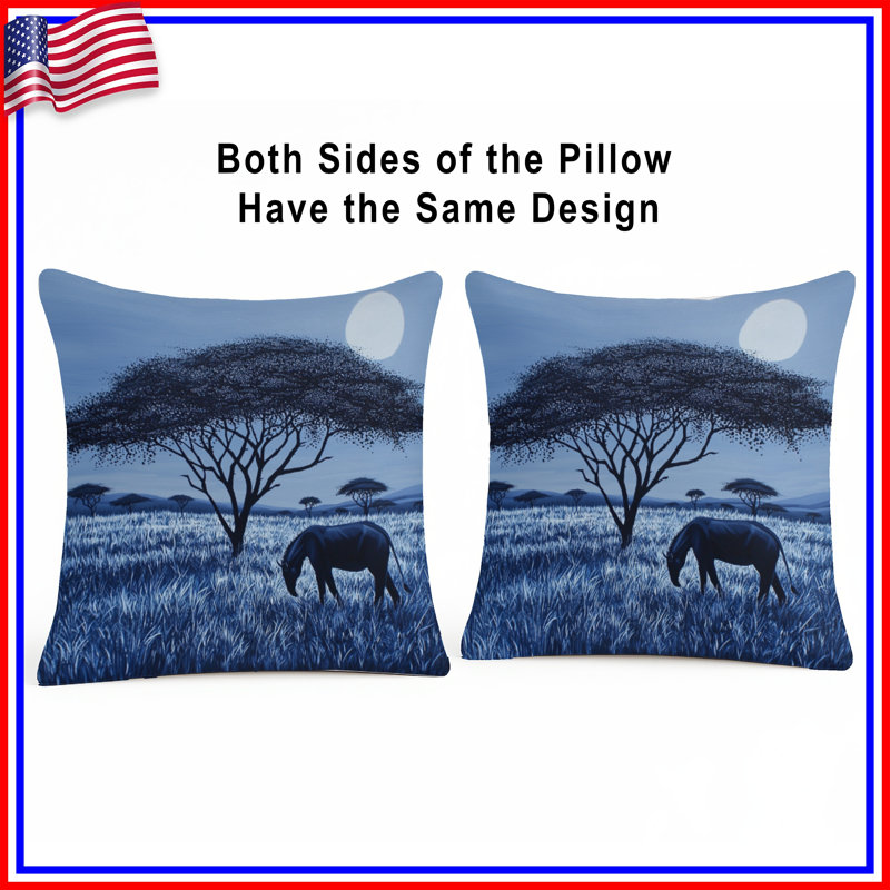 Coussins décoratifs Blue Savanna, 20 po x 20 po