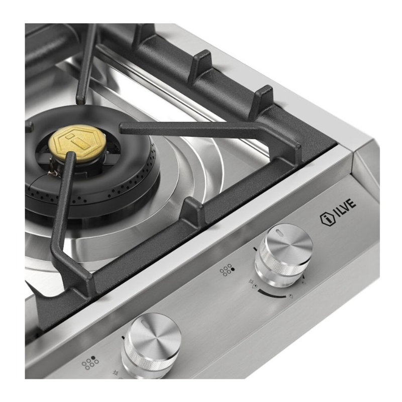 ILVE Professional Plus II 36 inch Built-In Gas Cooktop with Griddle, in Stainless Steel, Natural Gas
