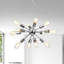 Lustre en forme de sphère Spoutnik à 12 lumières