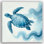 Tortue de mer turquoise, art mural sur toile tendue