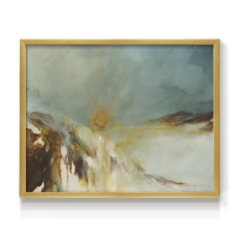 Terra Sol -Framed Print - Restickable, 8" H x 10" W, Gold