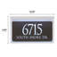 Trajan Engraved 2-Line Address Sign-78874969-78874972