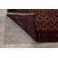 Tapis de zone en laine 3 pi 3 po x 6 pi 3 po one-of-kind à la main-noué la new age balouch Midford
