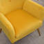Fauteuil d'appoint capitonné à boutons