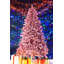 5ft to 7ft Rose Gold Shiny Tinsel Christmas Tree with Hinged Branches and Foldable Stand-1337043592