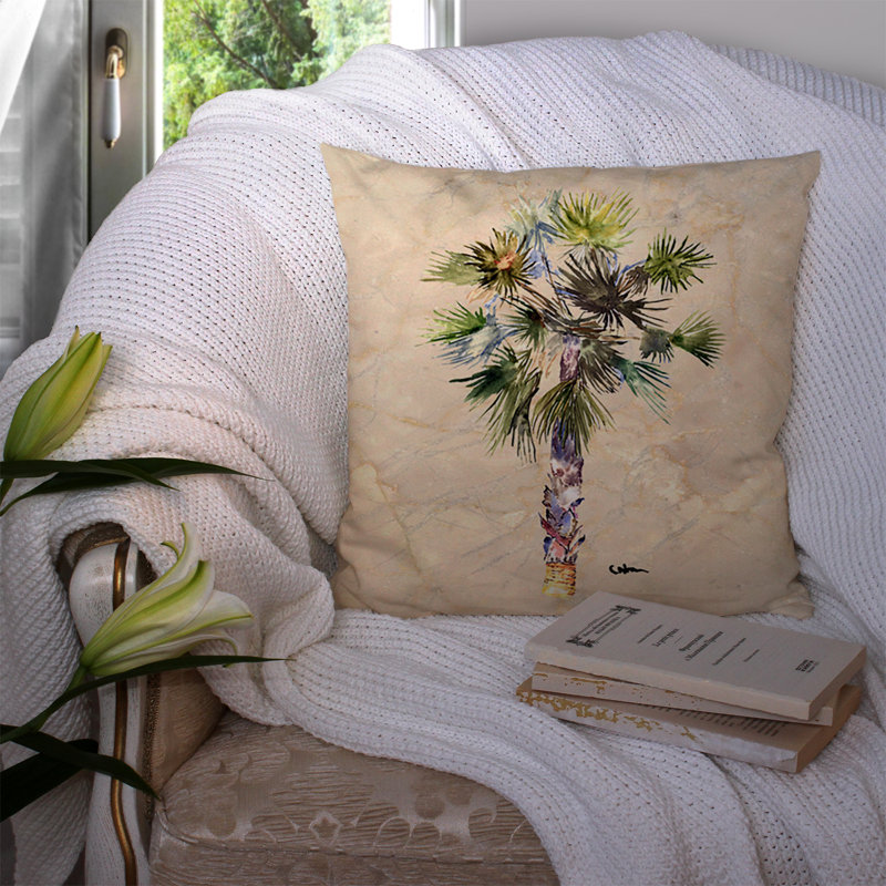 Coussin décoratif intérieur/extérieur palm tree