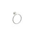 Emtek Modern Tubular Brass Towel Ring w/ Small Regular Rosette-526642442