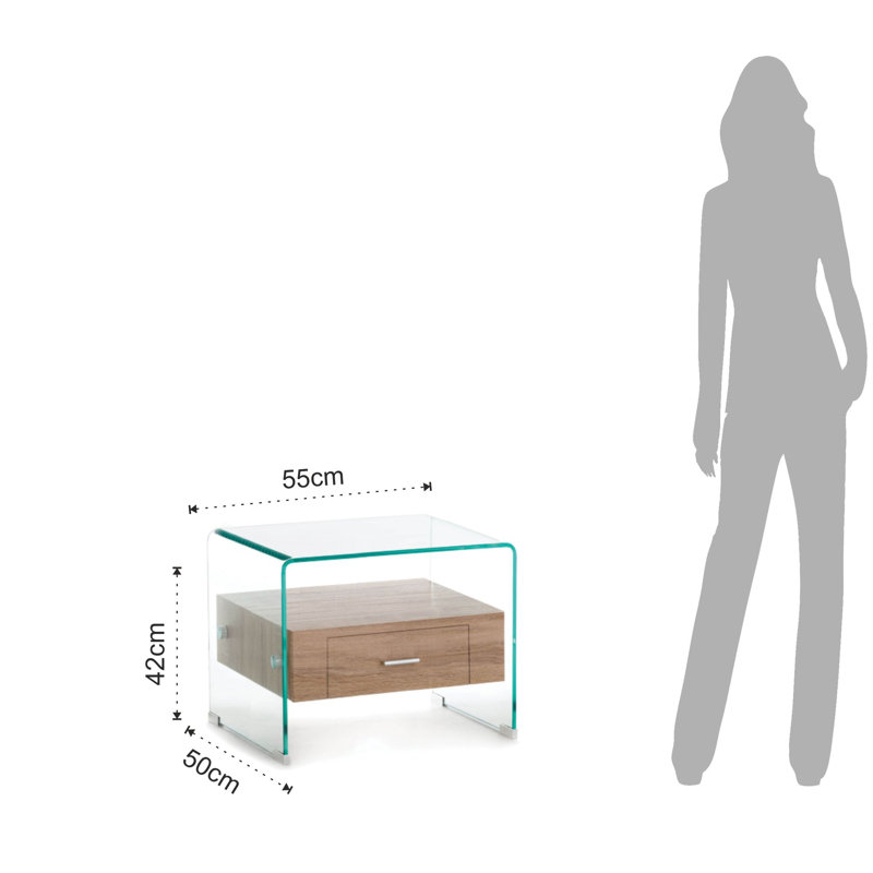 Carballo Sled Coffee Table with Storage