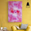 Rudolfo Pink Flower Leaves Abstract - Wrapped Canvas Print-647495444
