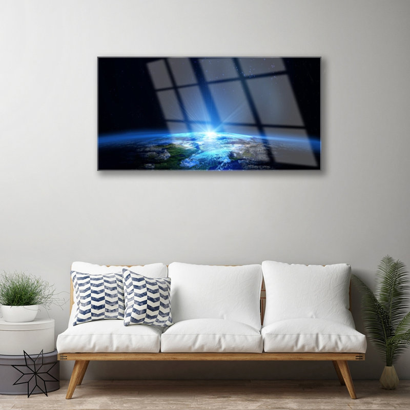 Universe Abstract - No Frame Print on Glass