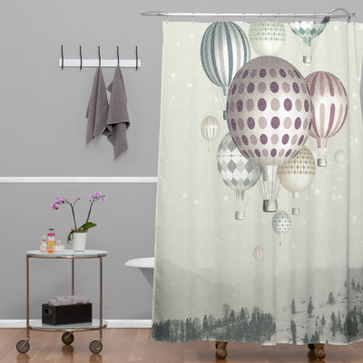 Lucette Modern Shower Curtain