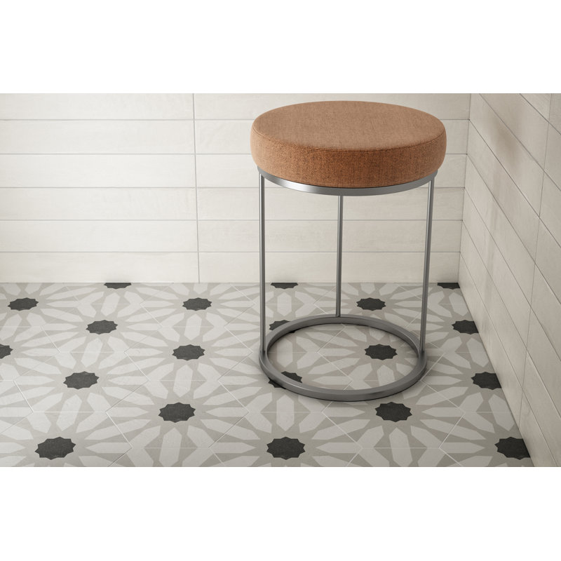 Allora 3" x 24" Porcelain Wall & Floor Tile, Solid White